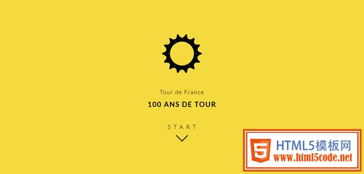 Le Tour de France animated css parallax scrolling