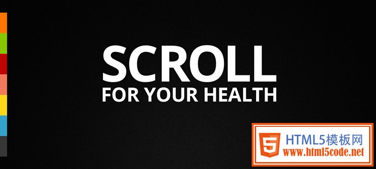 Scroll For Your Health animated css parallax scrolling