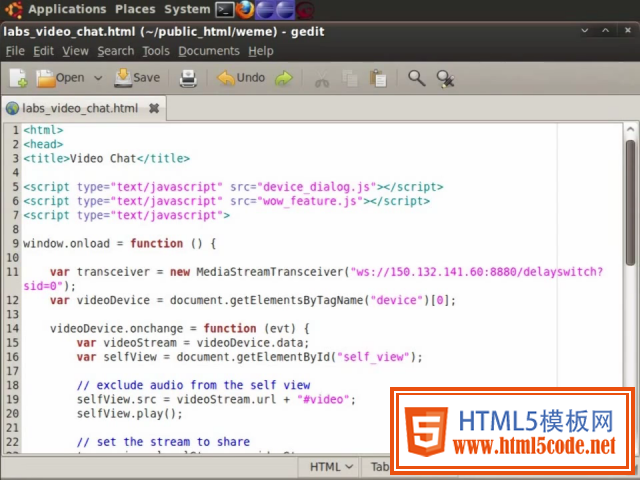 WebKit GTK+超HTML 5实现视频语音会话