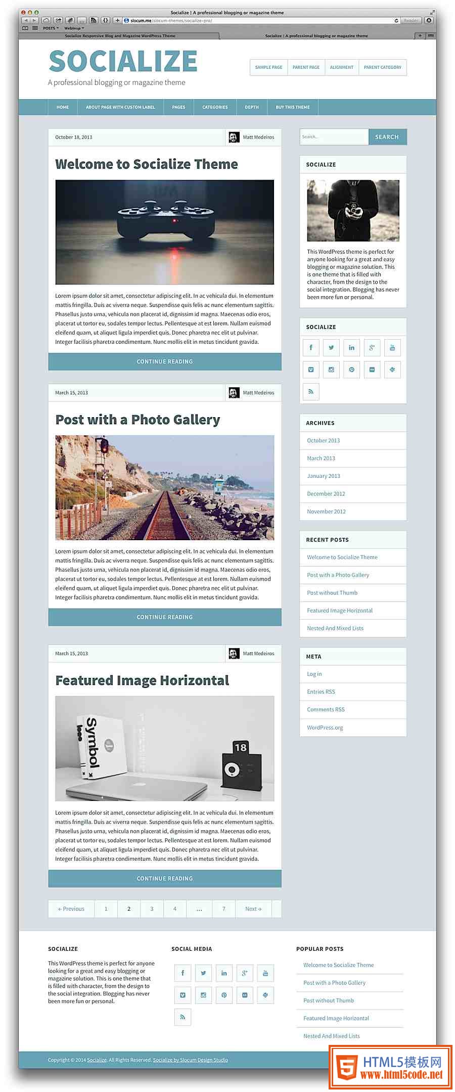 Case Study - WordPress Theme Design 