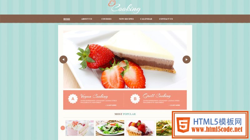 Cooking Website Template