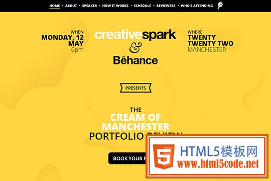 Creative Single Page Website Design