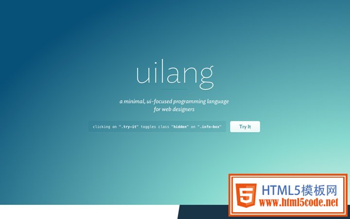 uilang programming language homepage