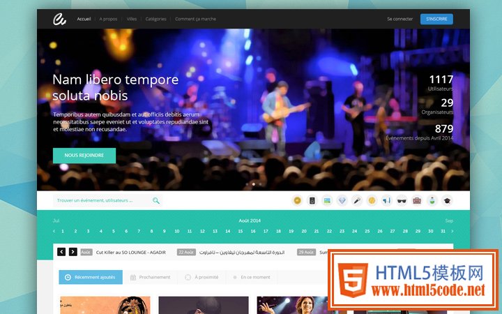 homepage website design hero image