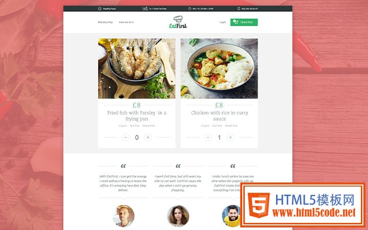 eatfirst food cooking order homepage