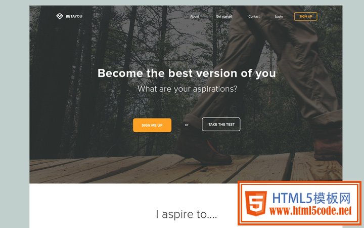 hero image homepage landing design