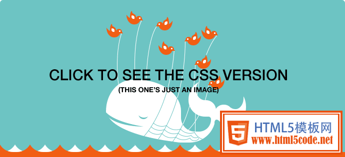 纯 CSS3 实现的 Twitter 图画