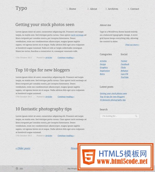 Detailed HTML5 Website Layout Coding Tutorials