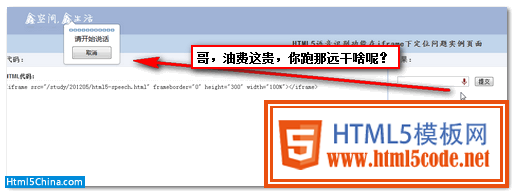 iframe下语音框很错位demo