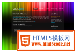 国外免费CSS3模板,Html5+CSS3网站模板分享网站