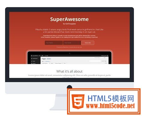 优秀Html5响应式模板