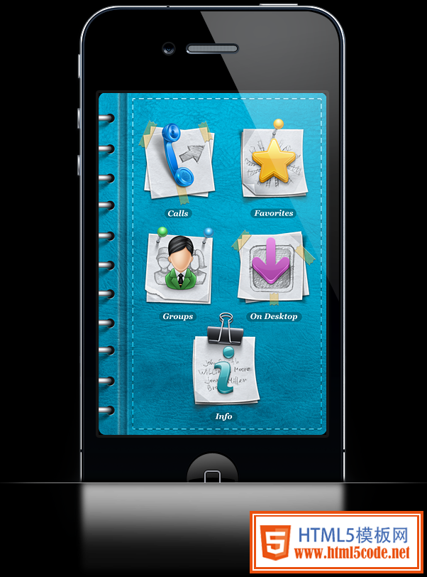 精美的iPhone App|iPad Ui界面设计|TapCall APP