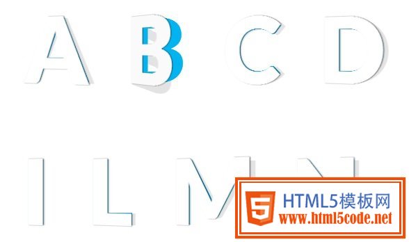 简单做出HTML5翻页效果文字特效