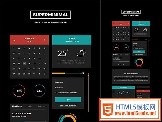 Free UI Kits: superminimal