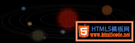 css3加js做一个简单的3D行星运转效果实例代码