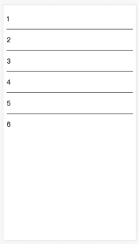 利用css3如何设置没有上下边的列表间隔线