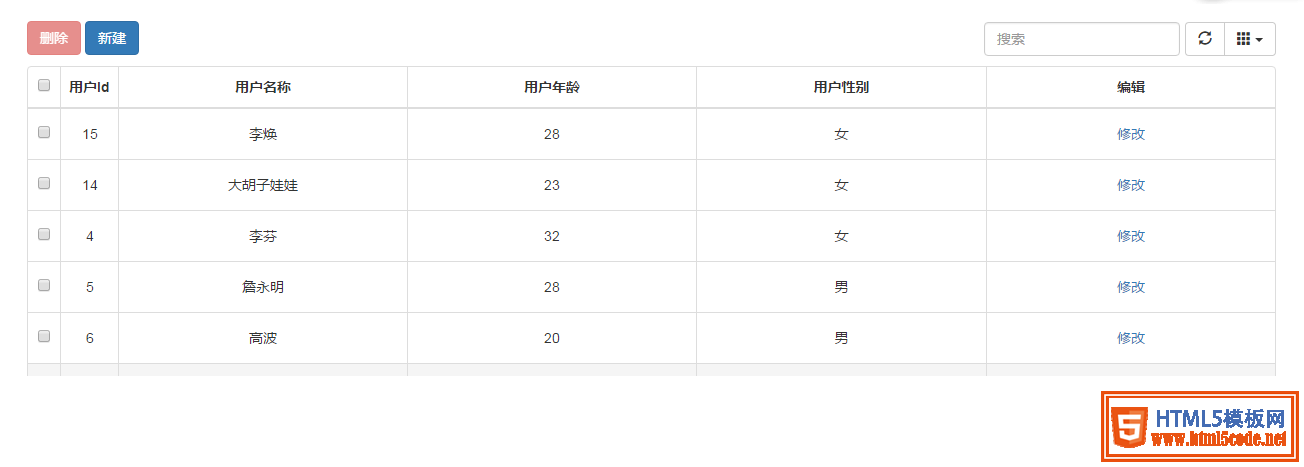 php 接口与前端数据交互实现示例代码