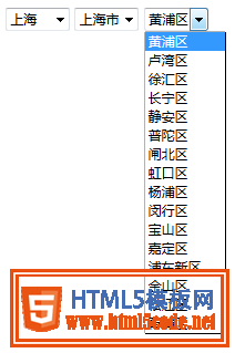 使用PHP+MySql+Ajax+jQuery实现省市区三级联动功能示例